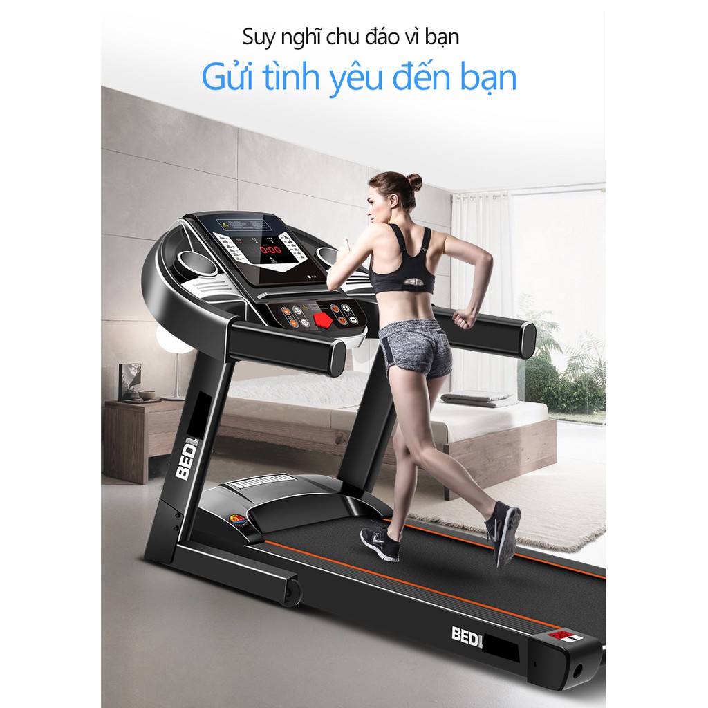 OT80 Máy chạy bộ trong nhà máy chạy bộ mini máy tập trong nhà máy gym BEDL có thể gấp gọn chạy điện yên tĩnh có thể phát