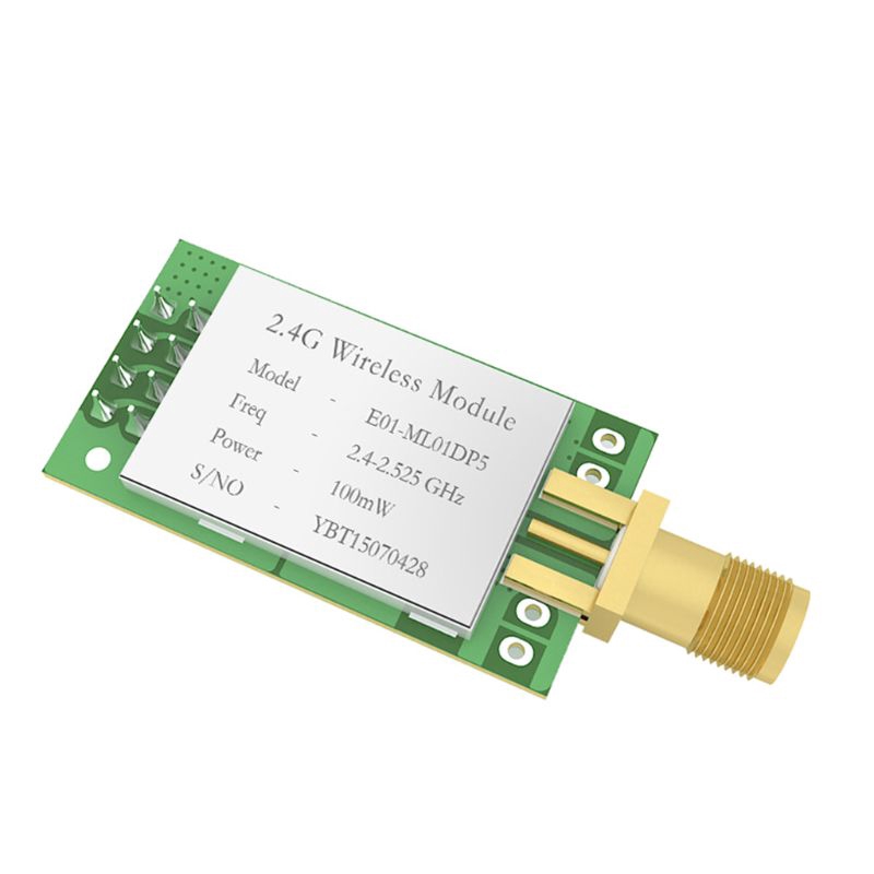 Mạch Ăng-Ten Không Dây E01-Ml01Dp5 Spi Nrf24L01P 2.4ghz 100mw Sma Itf24L01-P Rf