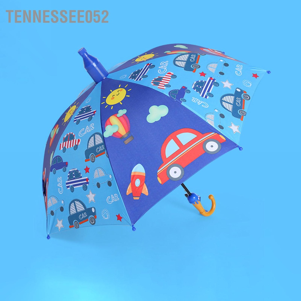Tennessee052 Ô tay cầm hoạt hình dài Hoàn toàn tự động Mẫu dễ thương Sử dụng kép dù trẻ em cho mẫu giáo