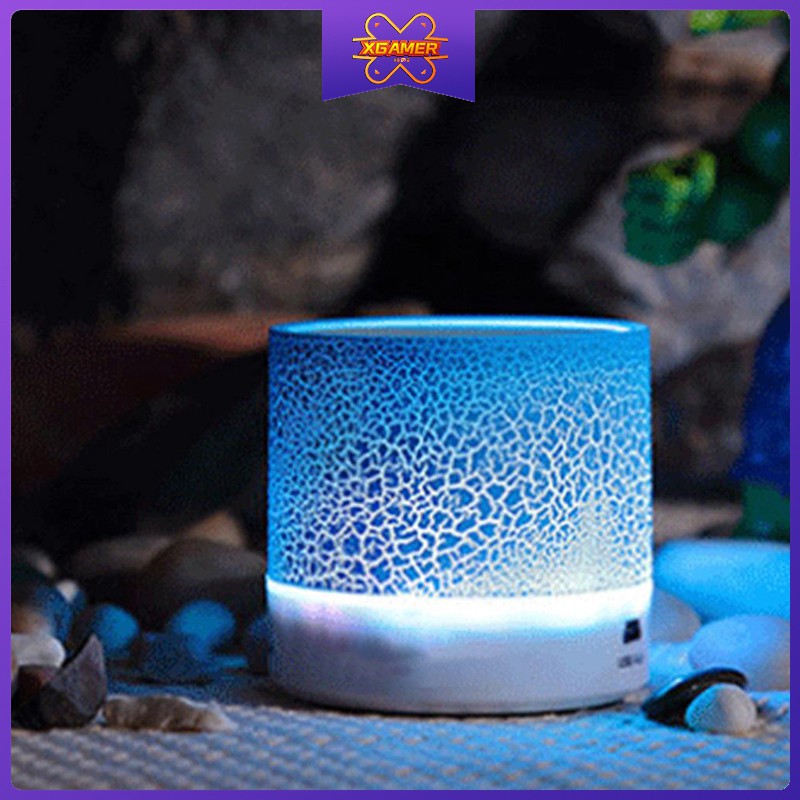 XGamer A9 Wireless Colorful LED Light Mini Portable Bluetooth Speaker Support USB / AUX / TF Card / FM