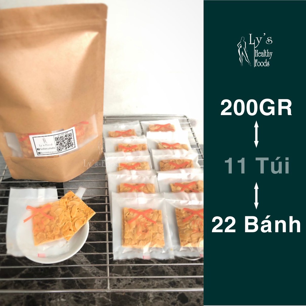 Bánh ngói hạnh nhân 200gr - Lys Food