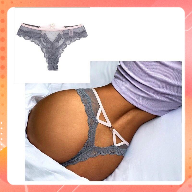 Quần lót ren LỌT KHE đính tim sexy gợi cảm ren mềm êm hàng cao cấp 6308 | BigBuy360 - bigbuy360.vn