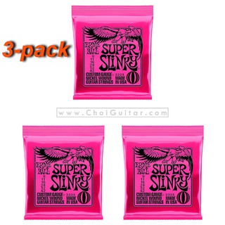 USA 3 bộ Ernie Ball 2223 size 9-42 - Dây đàn guitar điện