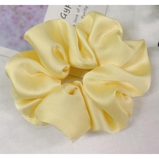 Cột tóc vải Phi Bóng Scrunchie Nhiều Màu Size to 14cm( Ảnh thật tự chụp)