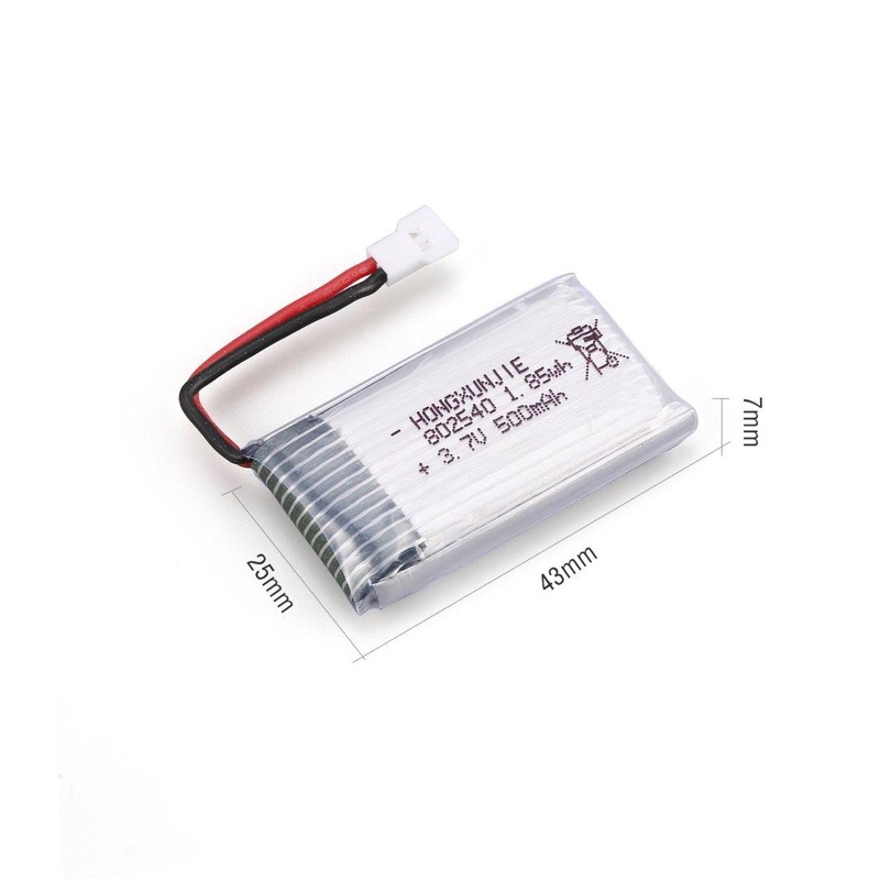 [HCM]pin lipo 1s 3.7v 500mah 25c