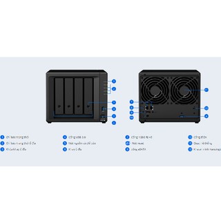 Ổ lưu trữ mạng Synology DS920+ (chưa có ổ cứng)