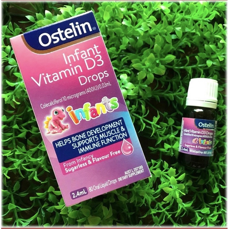 Vitamin D3 Úc giọt cho bé Ostelin Drops