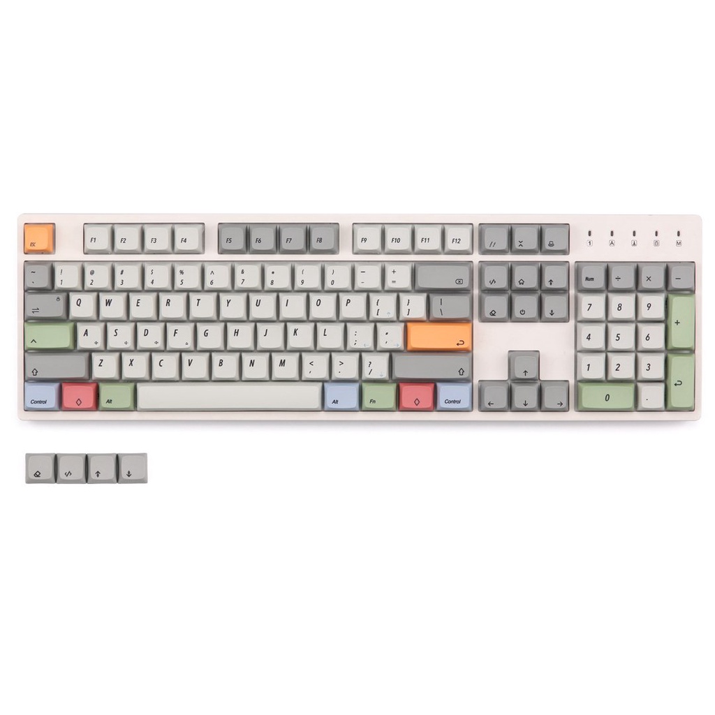 Bộ nút nhựa bàn phím cơ DA PBT keycap 108 nút #Kbdfans