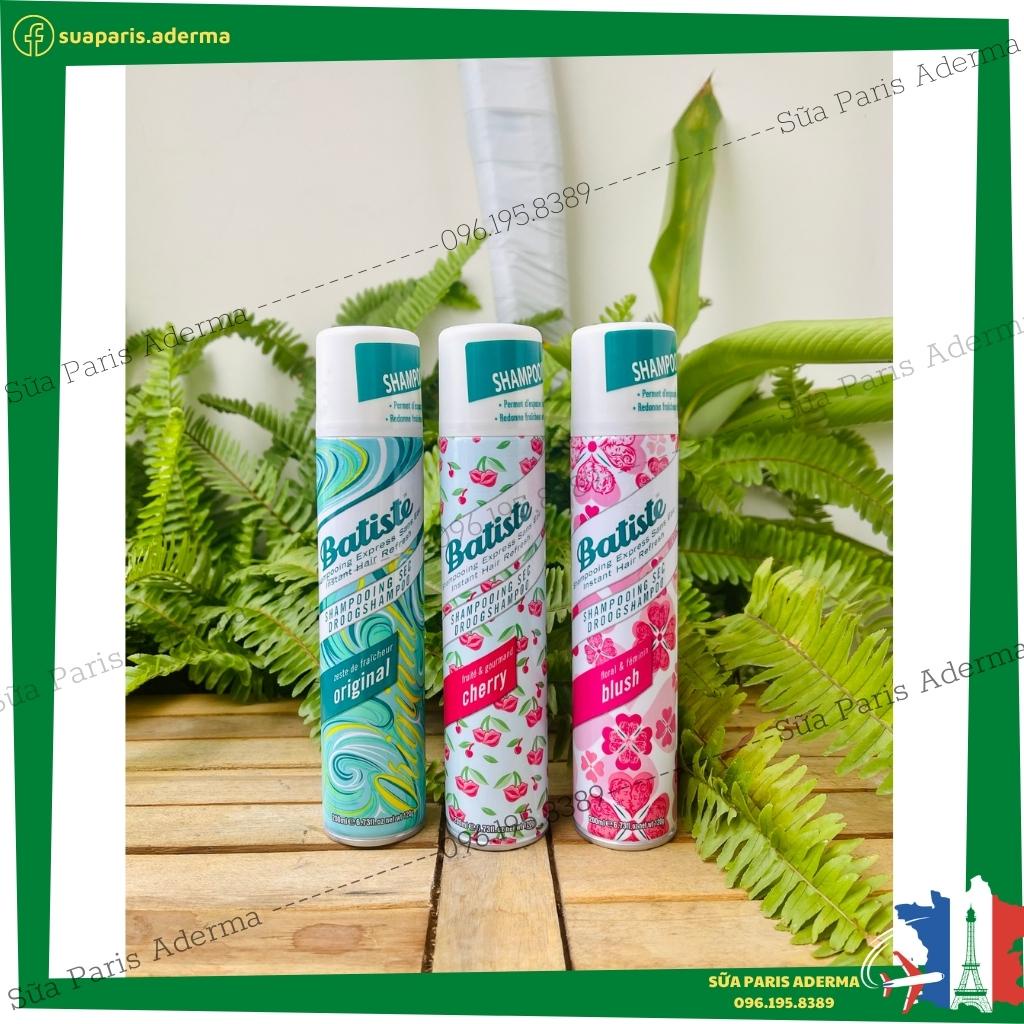 Dầu gội đầu khô Batiste 200ml - Hàng Có Bill - Giúp Mái Tóc Suôn Mượt Bồng Bềnh