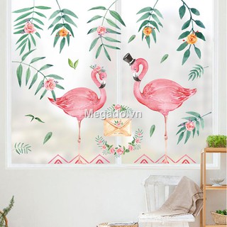 Decal dán tường hồng hạc A242