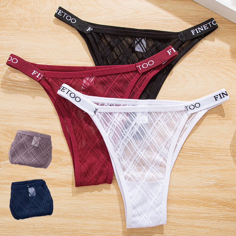 Cute Byte Quần Lót Ren Lưới Xuyên Thấu Gợi Cảm Dễ Thương Size S-XL