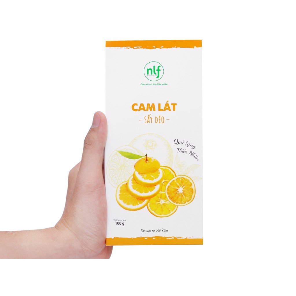 Cam lát sấy dẻo 100g Nông Lâm Food trái cấy sấy,snack ăn kiêng ,giảm cân,bổ sung các chất dinh dưỡng cho cơ thể