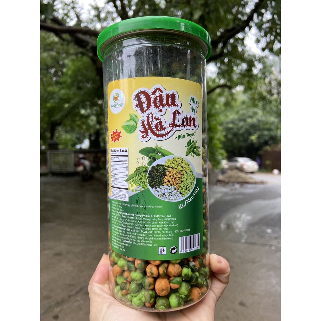 ĐẬU HÀ LAN MIX 5 VỊ HAPUFOOD 450G