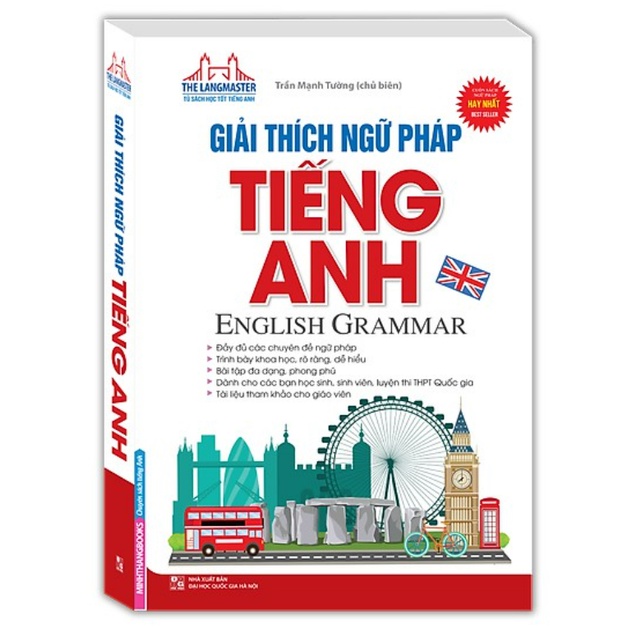 Sách - The Langmaster - Giải Thích Ngữ Pháp Tiếng Anh English Grammar Màu