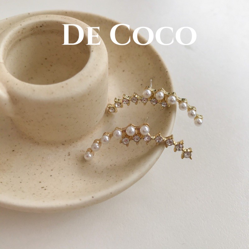 Khuyên tai nữ sao băng Shooting Star decoco.accessories