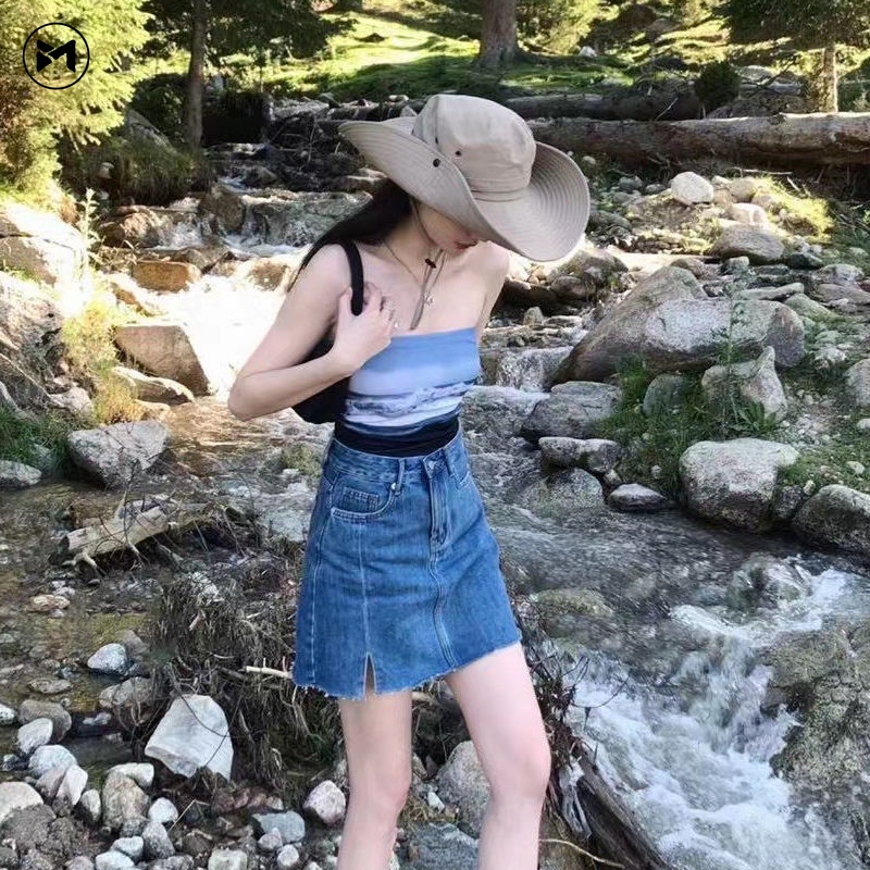 Mũ Cao Bồi Thoáng Khí Phối Dây Rút Thời Trang Nam Nữ