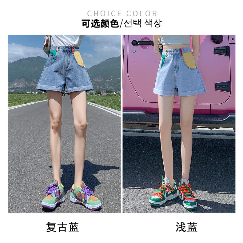 Quần Short Jeans Lưng Cao Phong Cách Retro Cho Nữ Size Xs S M L Xl 2xl | BigBuy360 - bigbuy360.vn