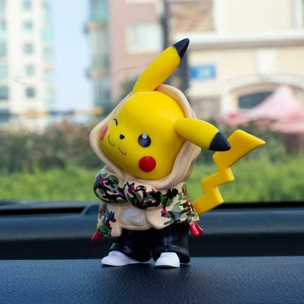 Mô hình hoạt hình pikachu bằng pvc nhiều màu sắc dễ thương cho bé