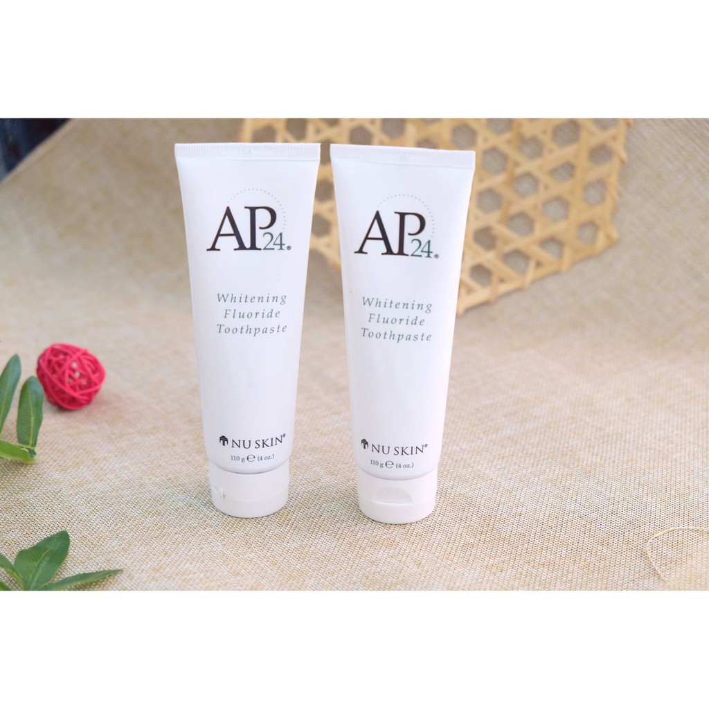 KEM ĐÁNH RĂNG AP24 MỸ 100% WHITENING FLUORIDE TOOTHPASTE - 110G - DATE 01/2021