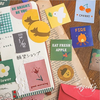 Set 40 Miếng Dán Trang Trí Sổ Tay/Nhật Ký DIY