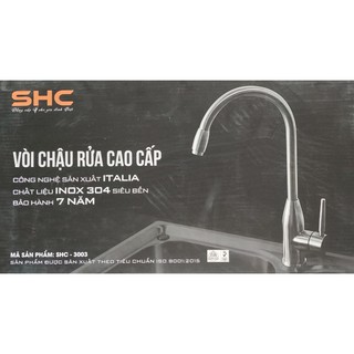 Vòi rửa chén_bát  nóng lạnh Sơn Hà SHC3003 - Inox 304 Cao Cấp