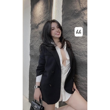 Set áo vest + áo sơmi trắng