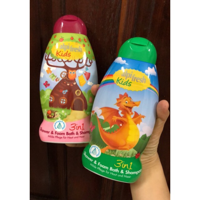 Sưa tắm trẻ em alpifresh kid 3in1