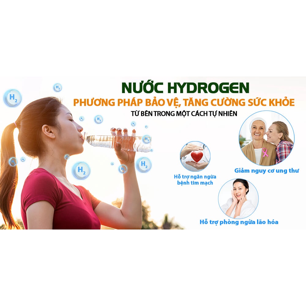 Lõi Hydrogen Nano Geyser, Bổ sung Hydrogen cho nước, Dùng cho các dòng máy lọc nước RO, NANO, UF, Kangaroo, Karofi, Aqua