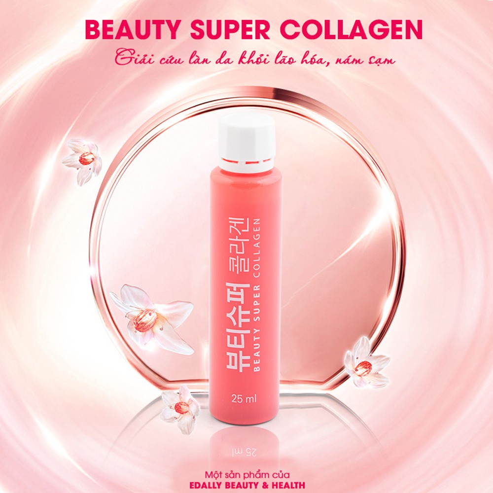 Nước uống Collagen Edally BH Hàn Quốc xóa nếp nhăn, nám sạm, lão hóa Người muốn có ngoại hình trẻ, xinh đẹp