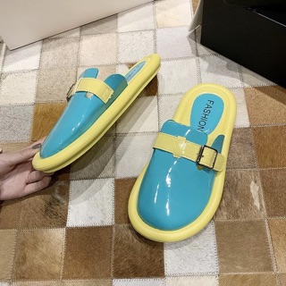 [ORDER] Sục da mềm đế tròn phối màu (ảnh thật ở cuối)