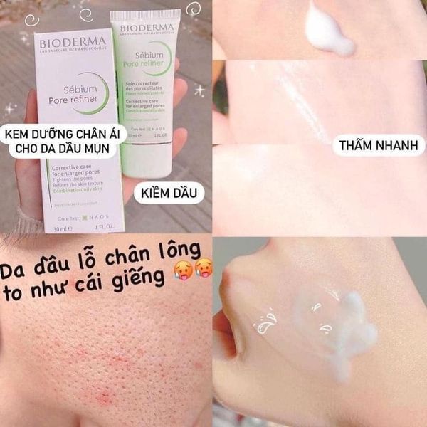 Kem dưỡng se nhỏ lỗ chân lông Bioderma Sebium Pore Refiner 30ml