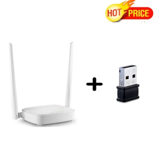 Bộ phát WIFI TENDA N301 vs Thu wifi Tenda w311mi