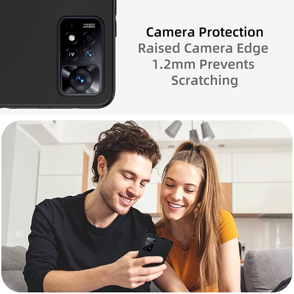 Ốp Điện Thoại Silicon Mềm Nhám Sang Trọng Cho Xiaomi Redmi Note 11 11S 11T 10 10S 10T 9 9S 9T 8 Pro 10A 10C 9A 9C 5G