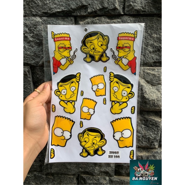 Tem dán xe máy