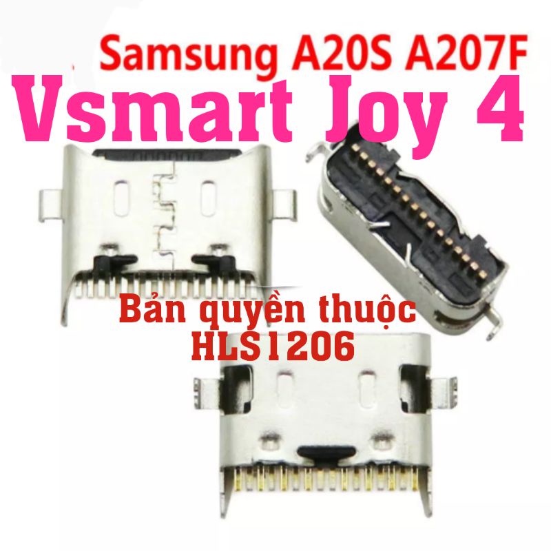 Chân sạc samsung A20S Vsmart Joy 4