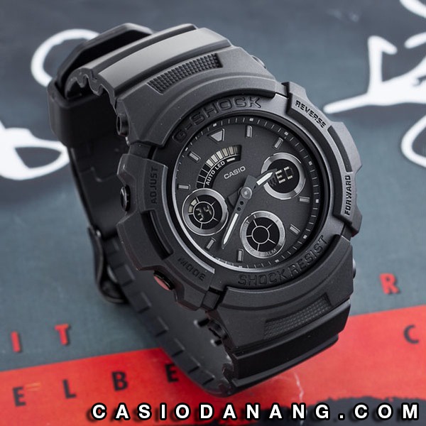 Đồng hồ nam dây nhựa Casio G-Shock chính hãng Anh Khuê AW-591BB-1ADR (46mm)