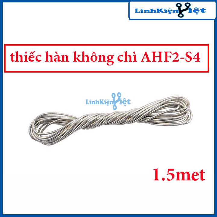 Thiếc hàn không chì hàn quốc cuộn 1,5 mét - 0.8mm AHF2 - S4