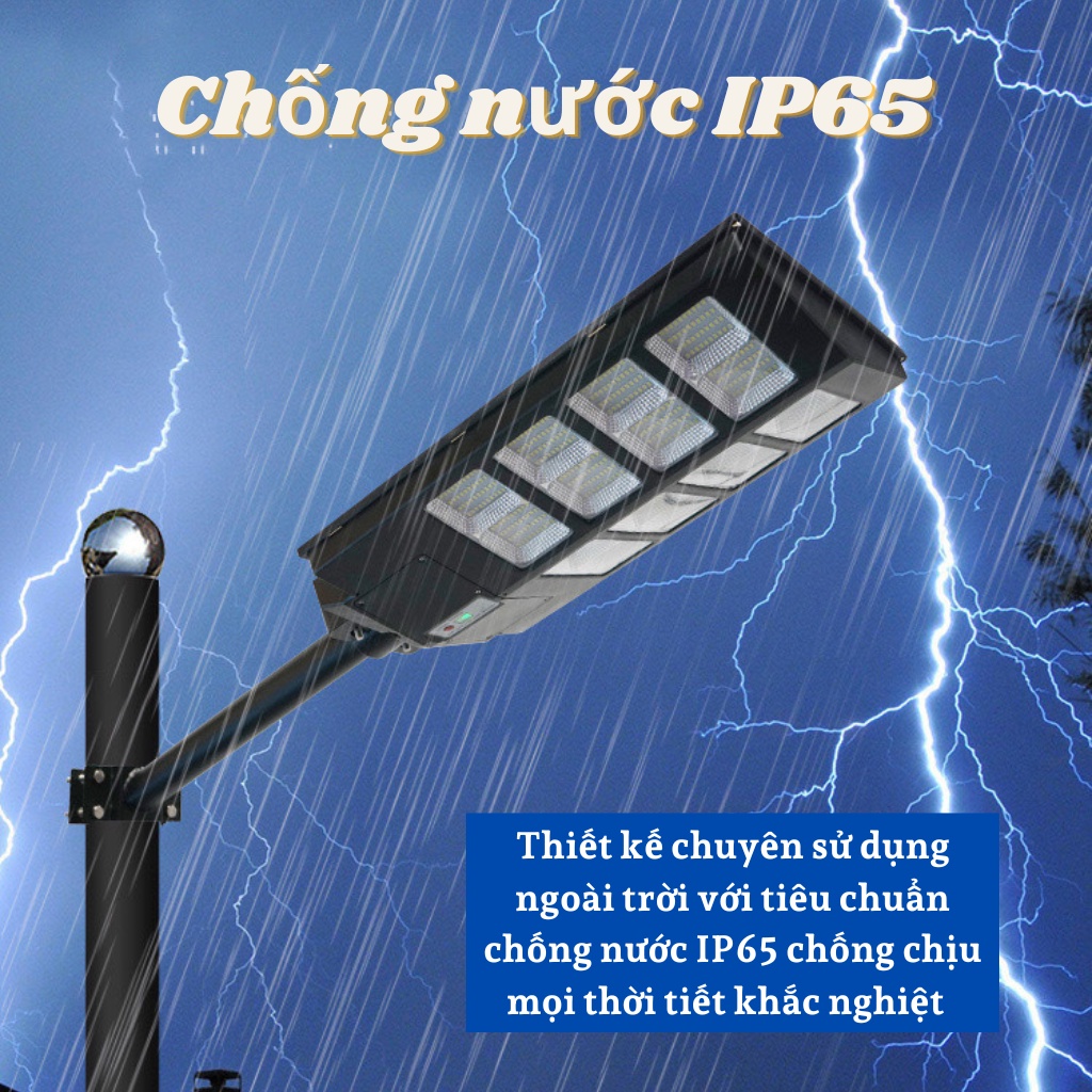 Đèn năng lượng mặt trời Shopnhatphong Đèn led liền thể 600W mẫu mới ,cảm biến chuyển động,có điều khiển BH 2 năm