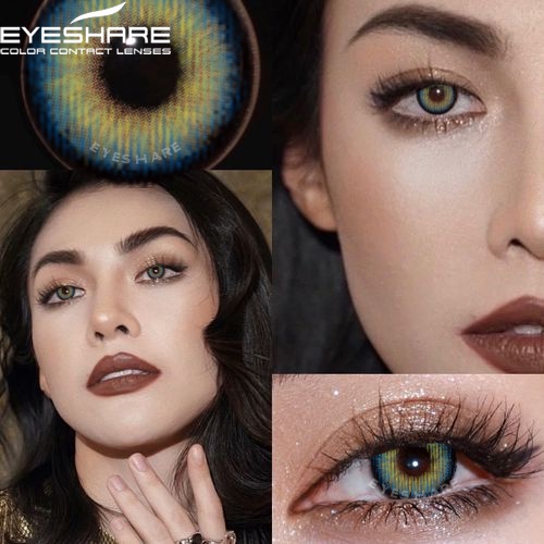 Kính áp tròng màu nâu EYESHARE phong cách Ai Cập 14-14.5MM
