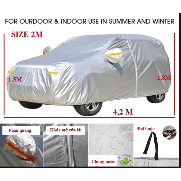 BẠT CHE OTO KIA MORNING SLX, SPARK, MATIZ SE