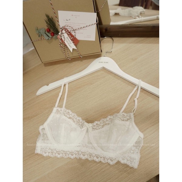 [Mã 252FASHIONSALE giảm 12% đơn 99K] Snow Áo ngực Bralette có gọng ren màu trắng | BigBuy360 - bigbuy360.vn