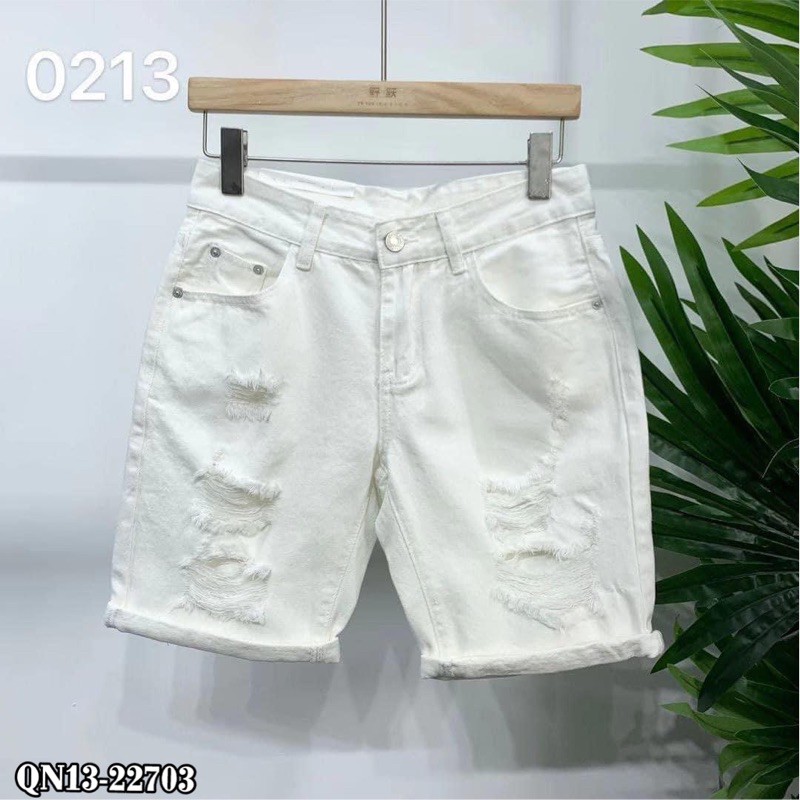 quần ngố kiểu rách hàn quốc