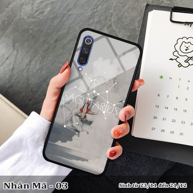 Ốp lưng kính 3D Xiaomi Mi 9 SE- cung hoàng đạo