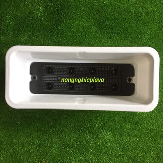 5 chậu dài 48x20x16cm trồng cây, hoa kiểng