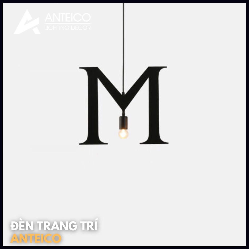 đèn thả chữ cái kèm bóng CAM KẾT CHẤT LƯỢNG SẢN PHẨM VÀ DỊCH VỤ TỐT NHẤT: