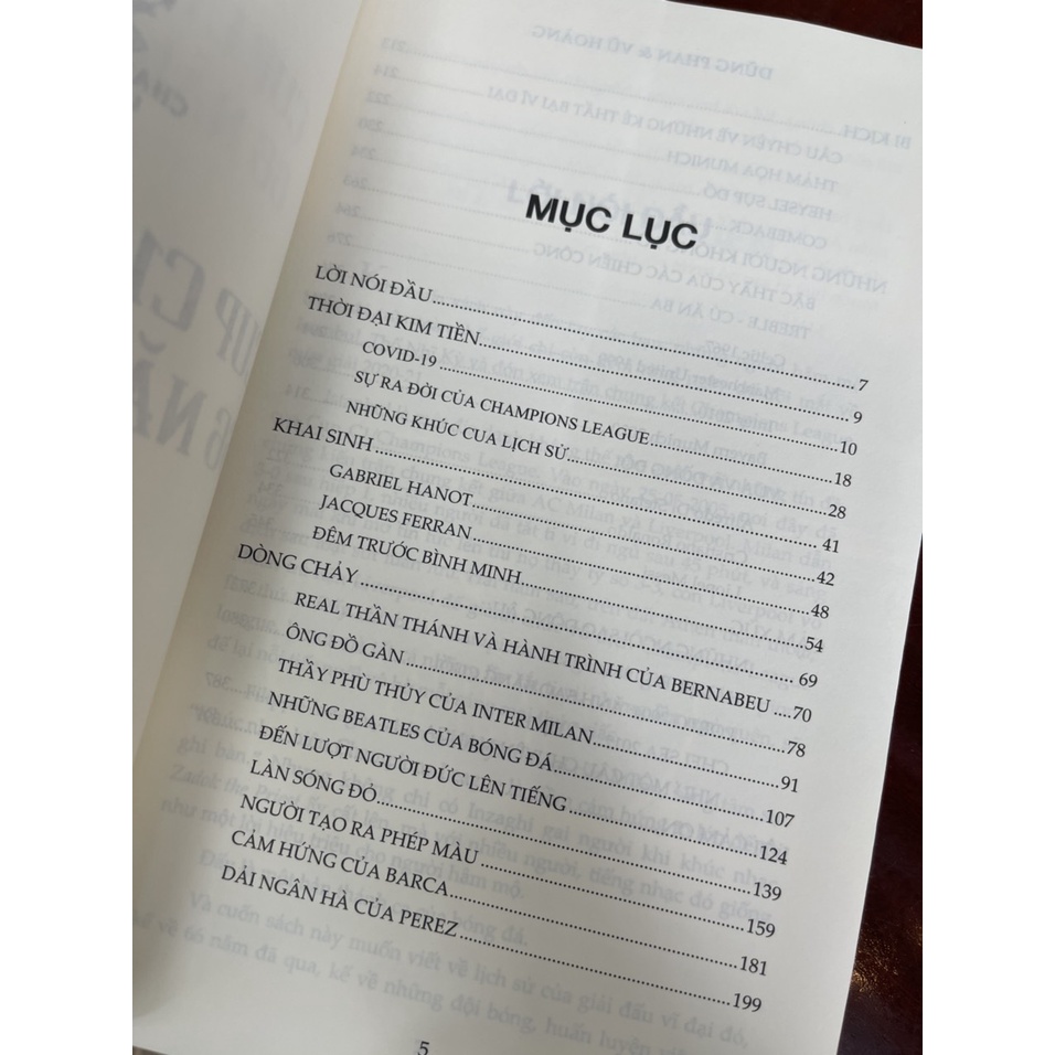 Sách - CÚP C1 CHÂU ÂU – 66 NĂM LỊCH SỬ - Nhiều tác giả - Thbooks – NXB Hà Nội - Bìa mềm