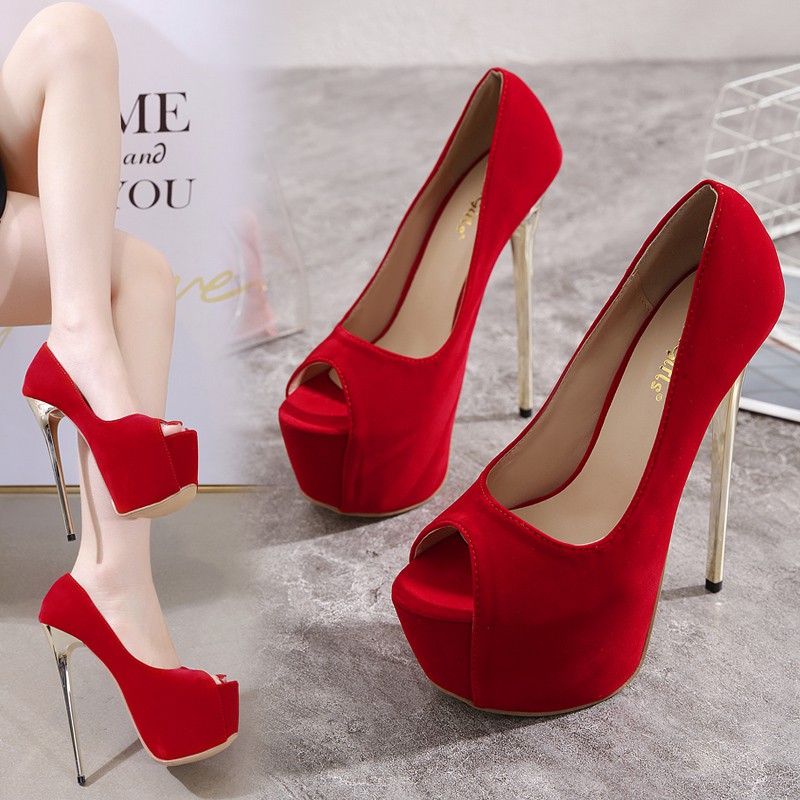 CÓ SẴN MÀU ĐEN SIZE 39 A151 giầy cao gót hở mũi gót nhọn 16cm có 2 màu thời trang;