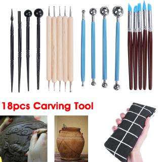 Bộ 18 dụng cụ tạo hình đất sét