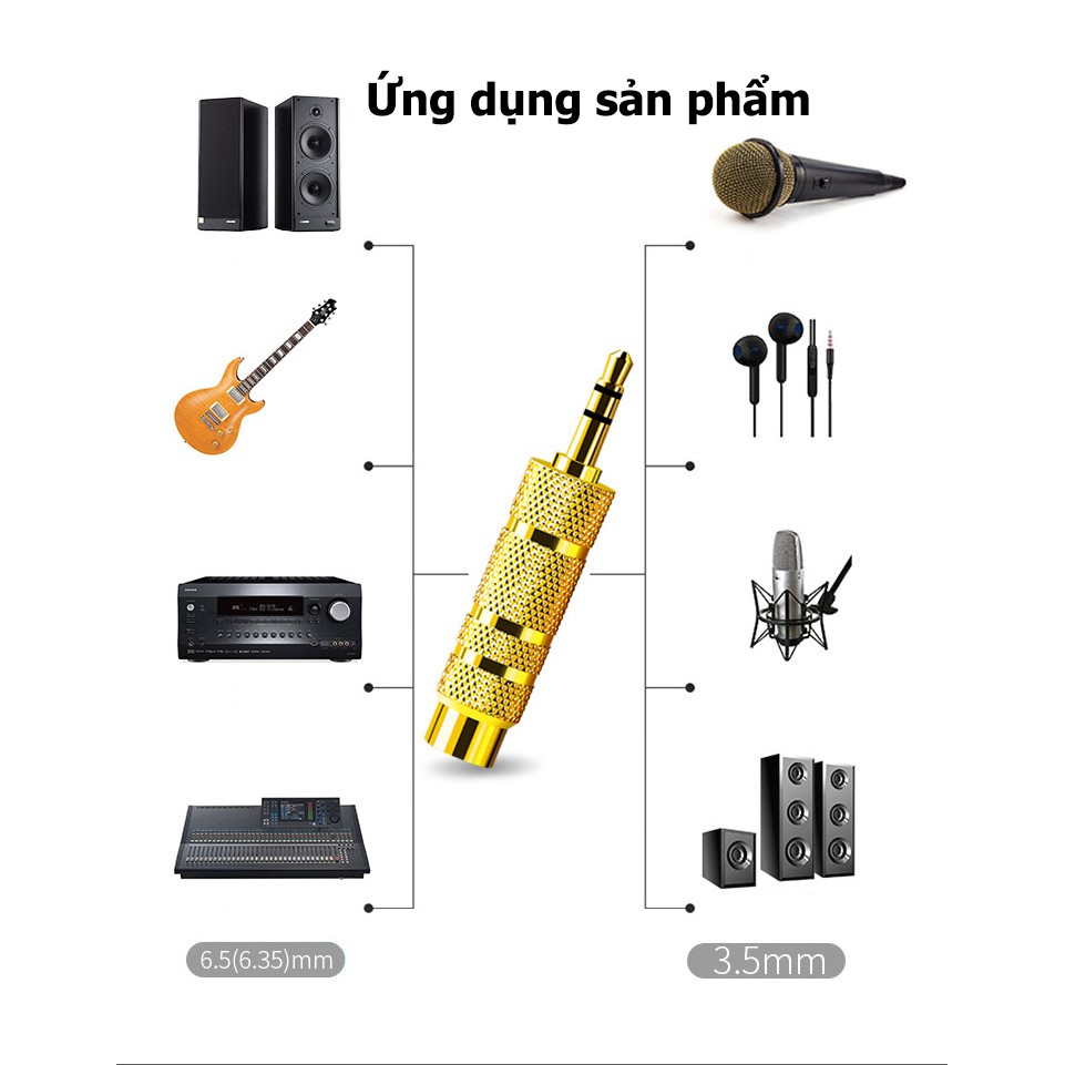 [Mã ELHACE giảm 4% đơn 300K] Đầu chuyển âm thanh từ 6.5 ra 3.5 - S311