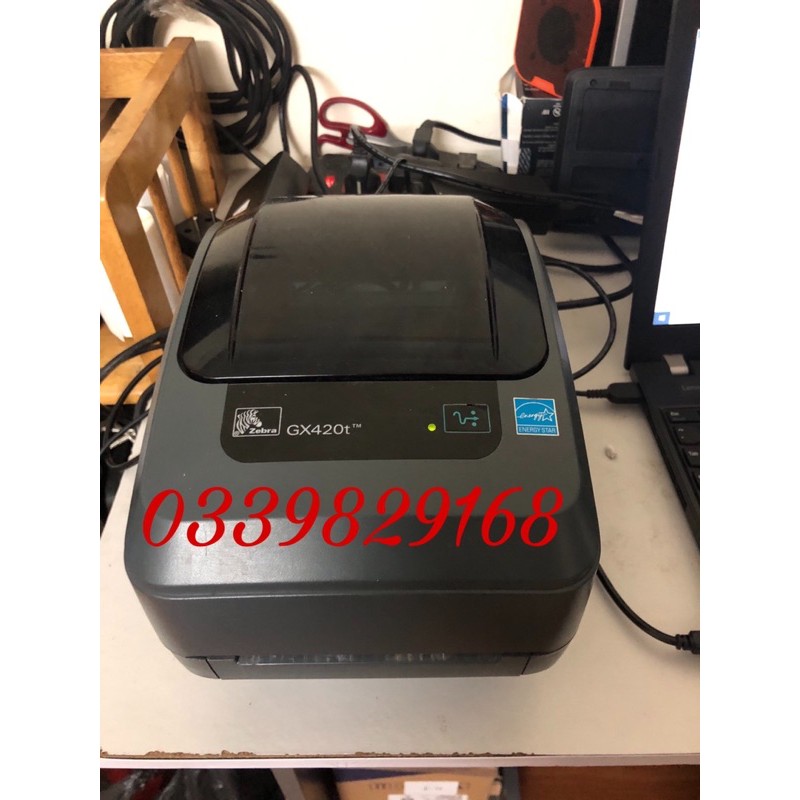 [RẺ VÔ ĐỊCH ] MÁY IN TEM NHÃN ZEBRA GK420T [ MIỄN PHÍ LẮP ĐẶT] IN ĐẸP - BẢO HÀNH 6 THÁNG